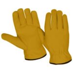 Heavy Duty Leather Safety Gloves Cowhide for Industrial Construction Driver Gloves
